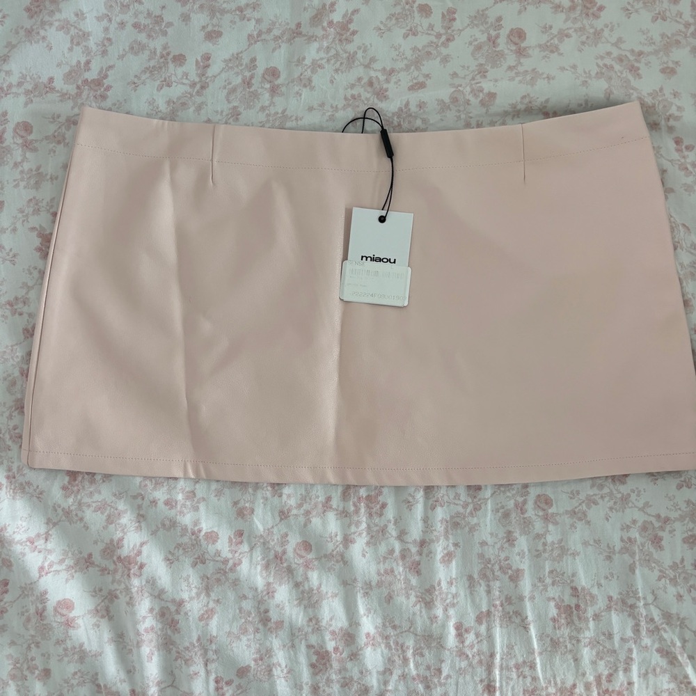 MIAOU pink mini skirt